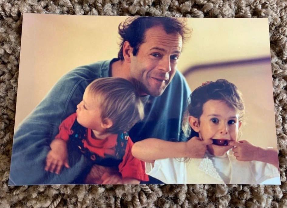 Pamiątkowe zdjęcia Rumer Willis z tatą Brucem Willisem