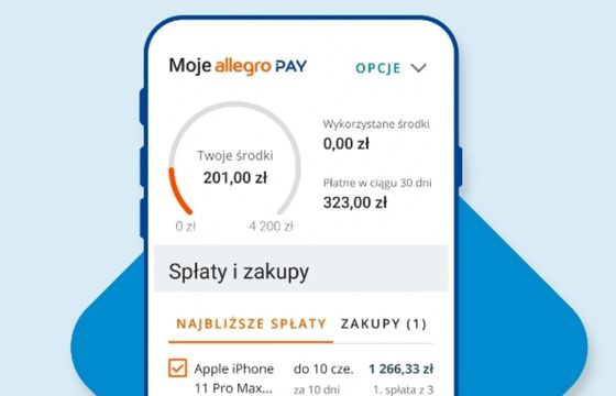 Allegro pożycza coraz więcej. Już co szósty zakup na kredyt