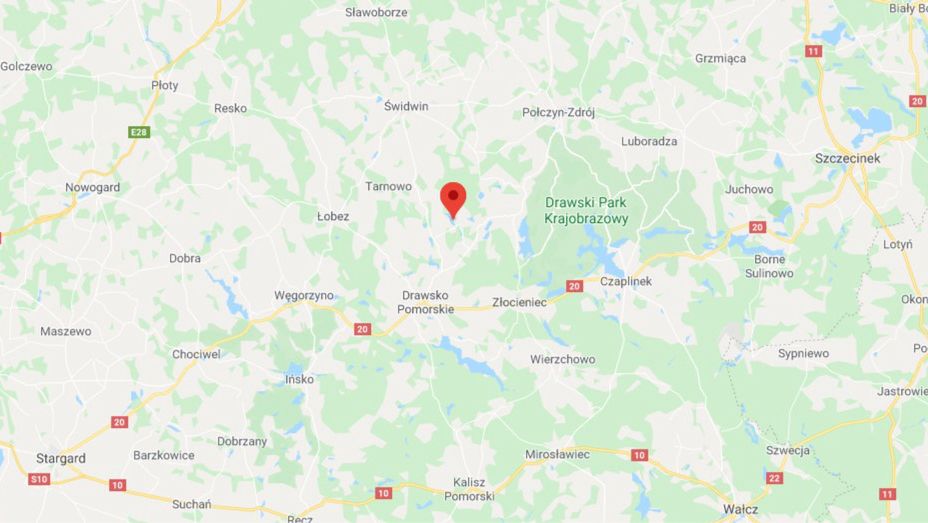 Tragedia pod Drawskiem Pomorskim. Bracia w aucie zatopionym w jeziorze Przytonko