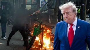 Trump wzywa władze Francji. "Zamknijcie granice"
