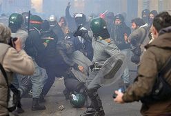 Wielka zadyma w Rzymie - anarchiści demolują miasto