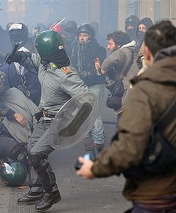 Wielka zadyma w Rzymie - anarchiści demolują miasto