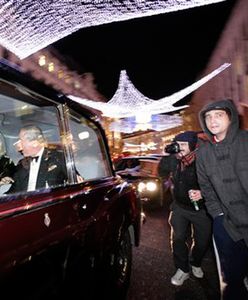 Samochód z księciem Karolem zaatakowany