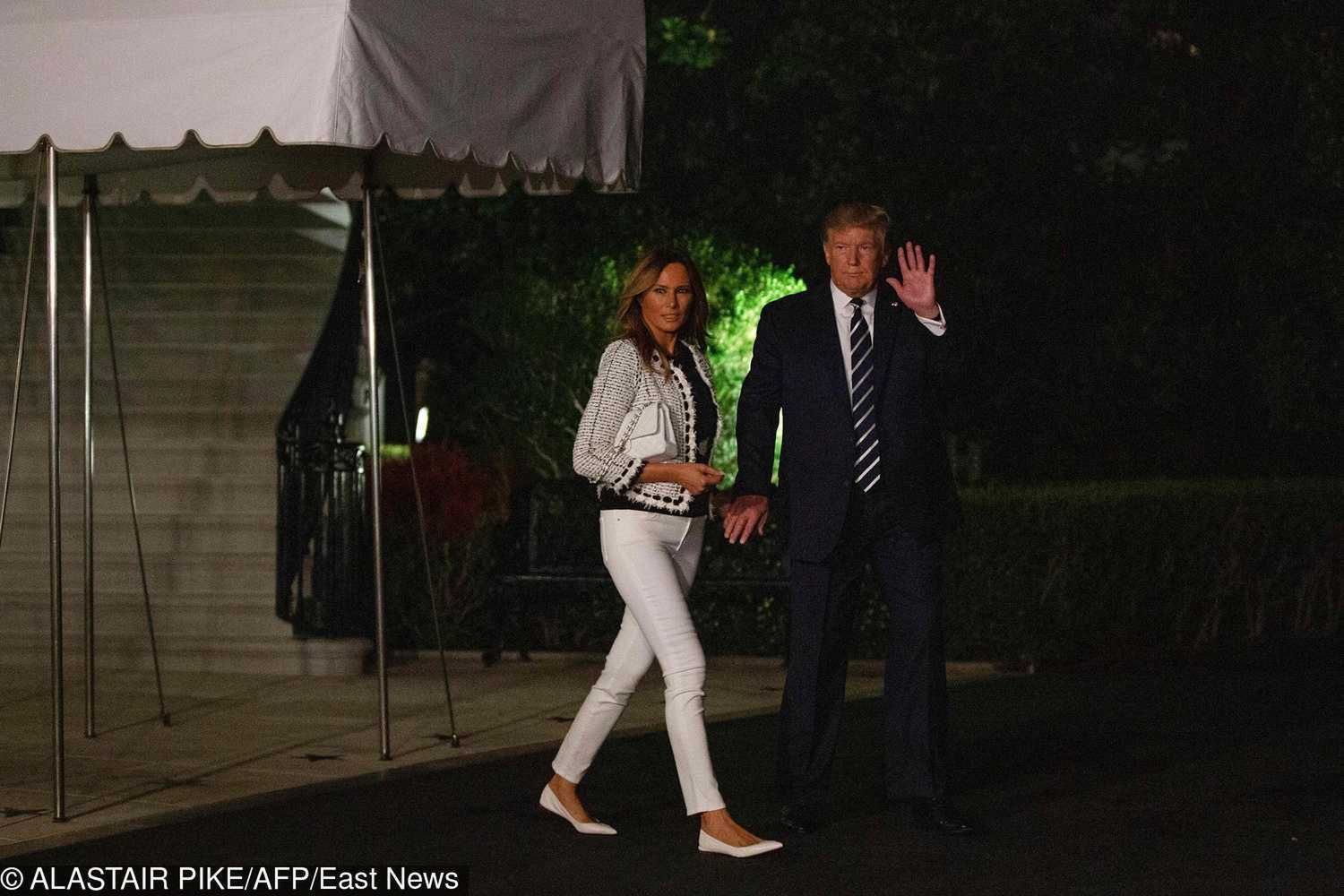 Melania Trump w bomberce Chanel podczas szczytu G7 w Biarritz