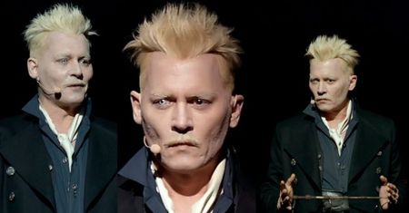 Johnny Depp jako Grindelwald na Comic-Conie! Poznajecie? (ZDJĘCIA)