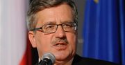 Komorowski wytacza działa przeciw powodziom w Polsce