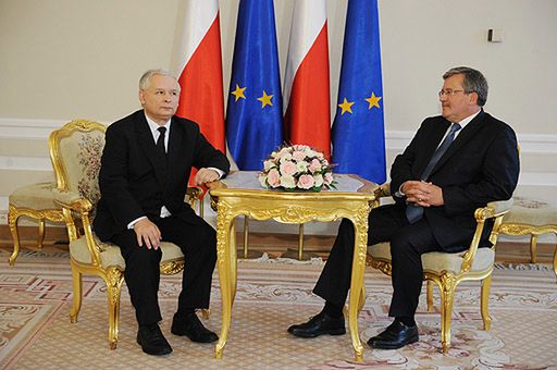 Hofman zdradza szczegóły rozmowy Komorowski-Kaczyński