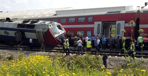 Zderzenie dwóch pociągów w Izraelu, jest 60 rannych
