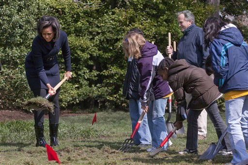 Michelle Obama została ogrodniczką