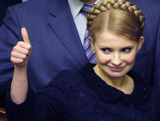 Tymoszenko odważyła się pokazać publicznie
