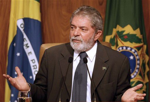 Brazylijski prezydent żartuje z rzutu butami w Busha