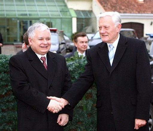 Prezydent Kaczyński z oficjalną wizytą na Litwie