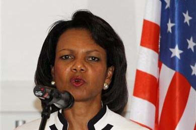 Condoleezza Rice uda się na Bliski Wschód