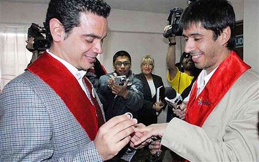 Pierwsze homoseksualne małżeństwo w Ameryce Łacińskiej