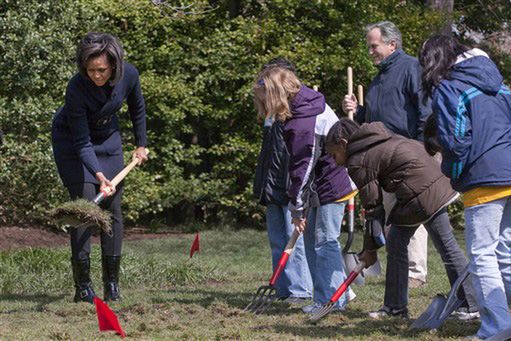 Michelle Obama została ogrodniczką