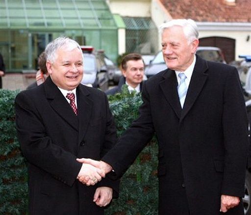 Prezydent Kaczyński z oficjalną wizytą na Litwie