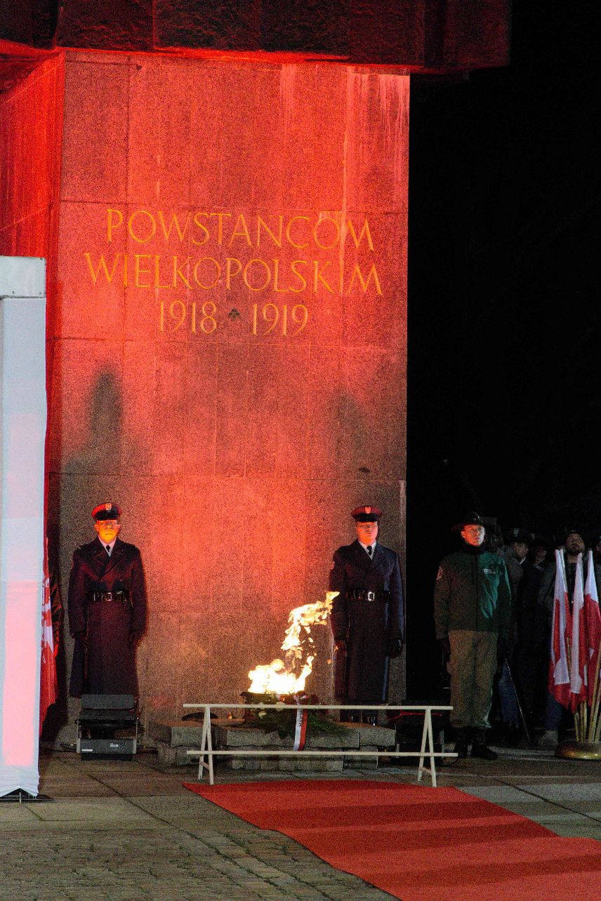 Poznań wzruszająco uczcił 105. rocznica Powstania Wielkopolskiego