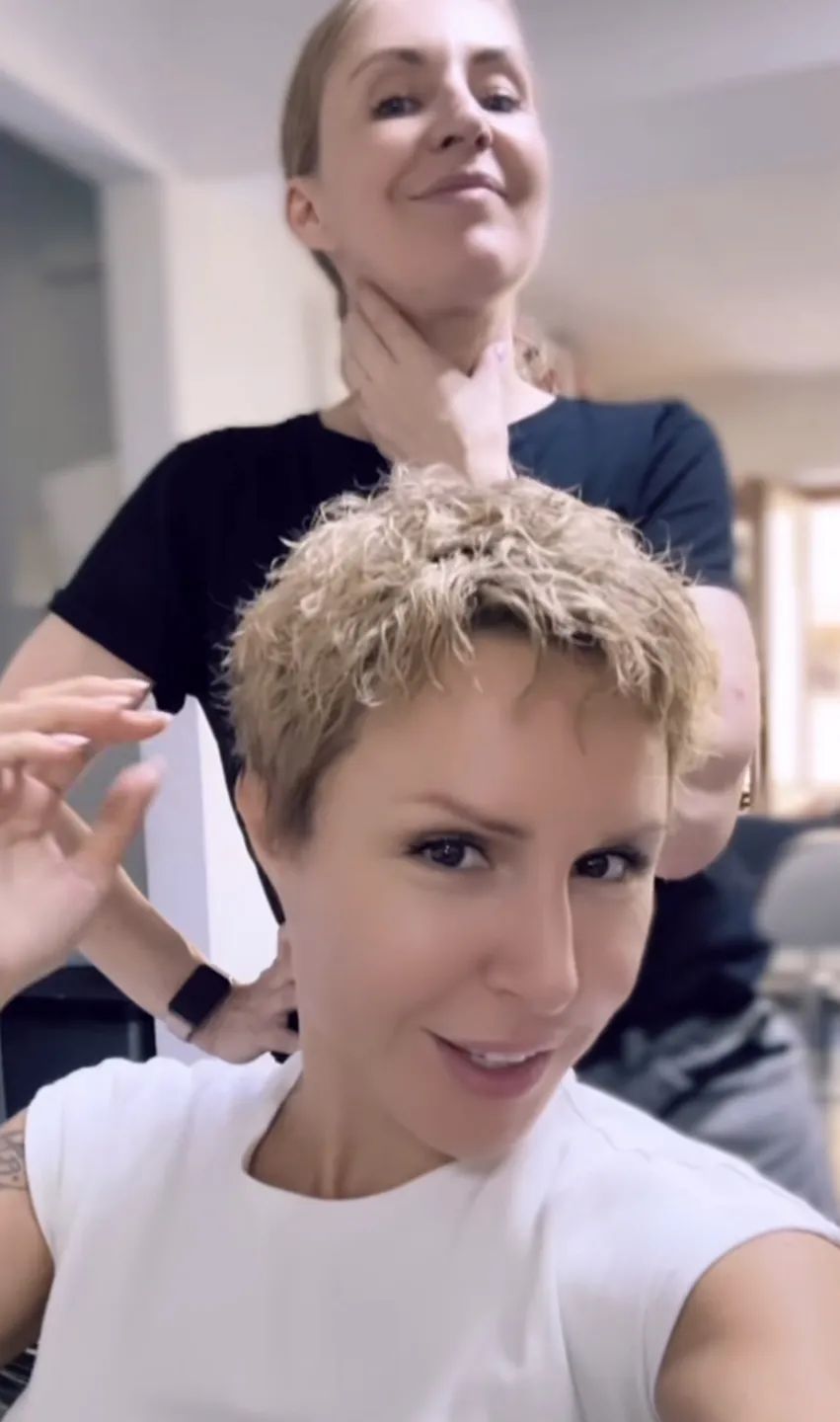 Blanka Lipińska z trwałą