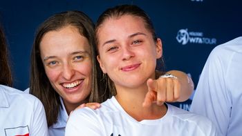Iga Świątek wspiera szykującą się do finału Roland Garros Maję Chwalińską: "JAZDA"