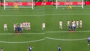 Tak Messi strzelił gola z rzutu wolnego