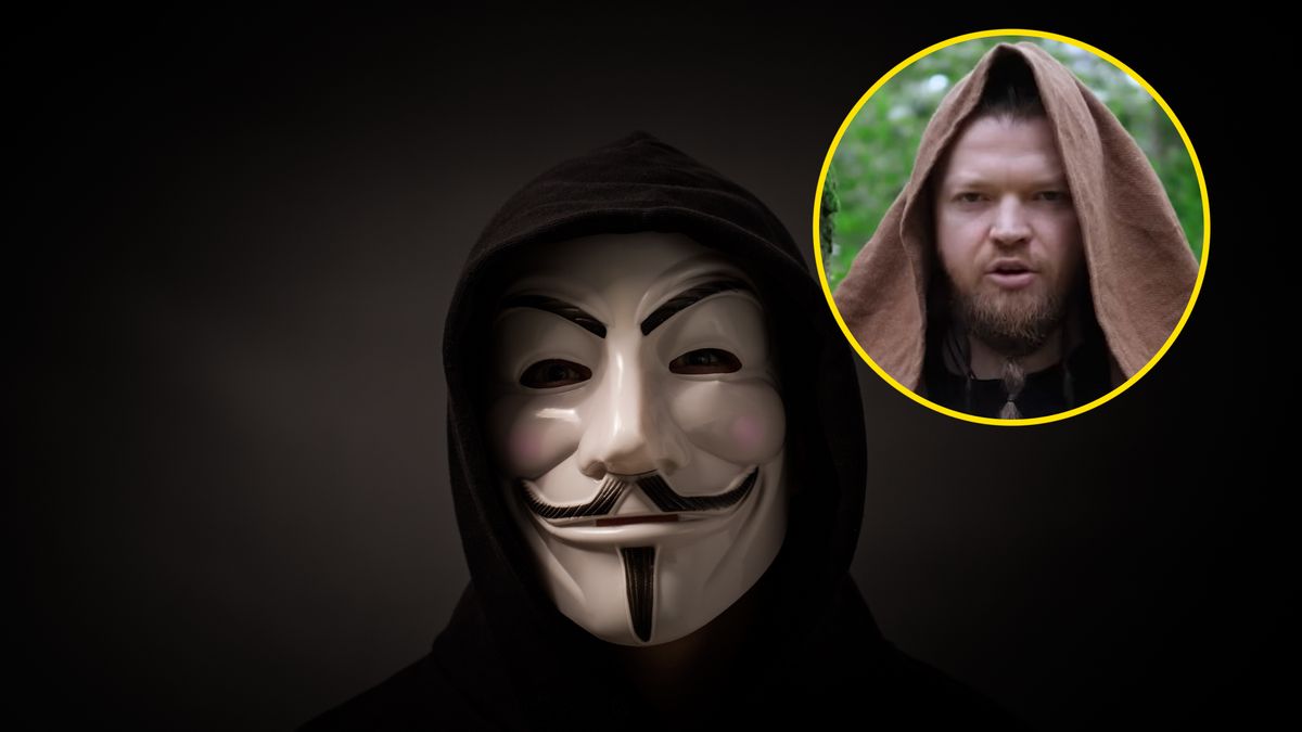 Anonymous i Sylwester Wardęga - zdjęcie ilustracyjne.