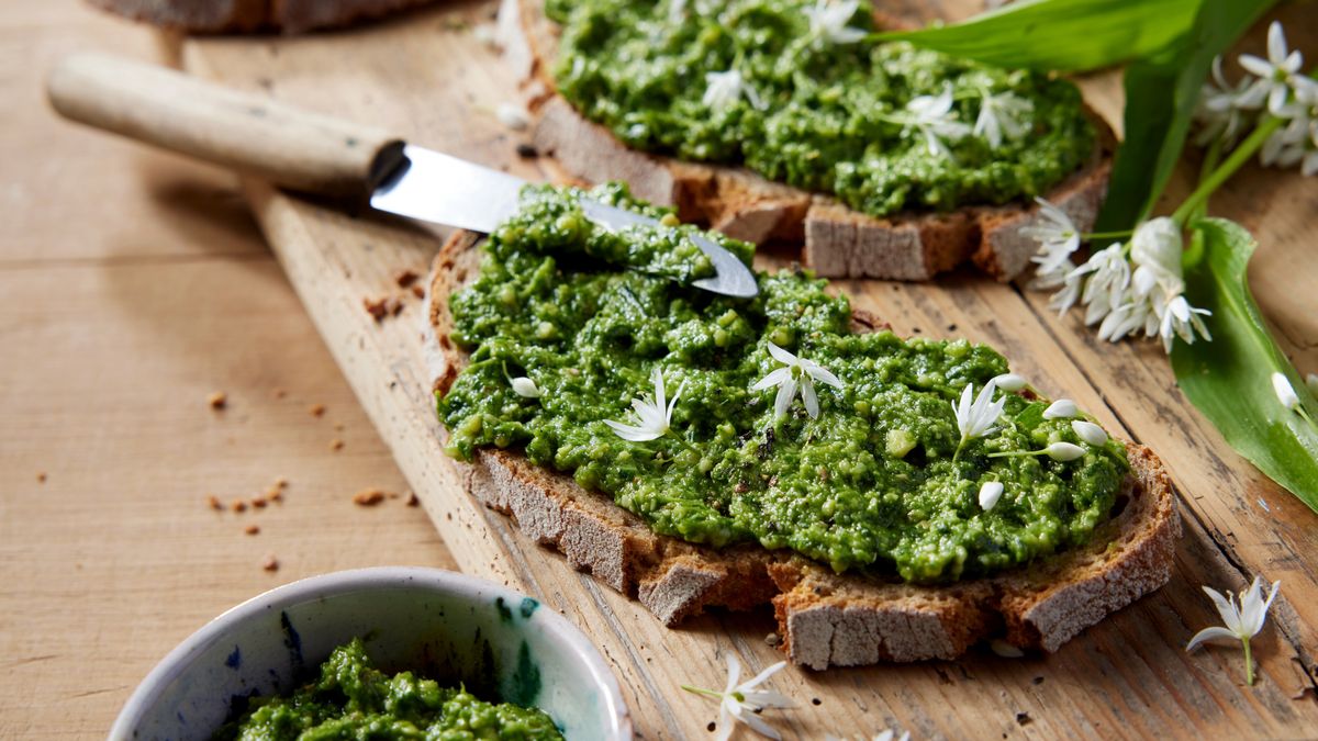 Pesto z czosnku niedźwiedziego