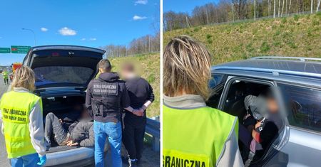 W bagażniku przewoził migrantów. Akcja strażników na granicy polsko-litewskiej