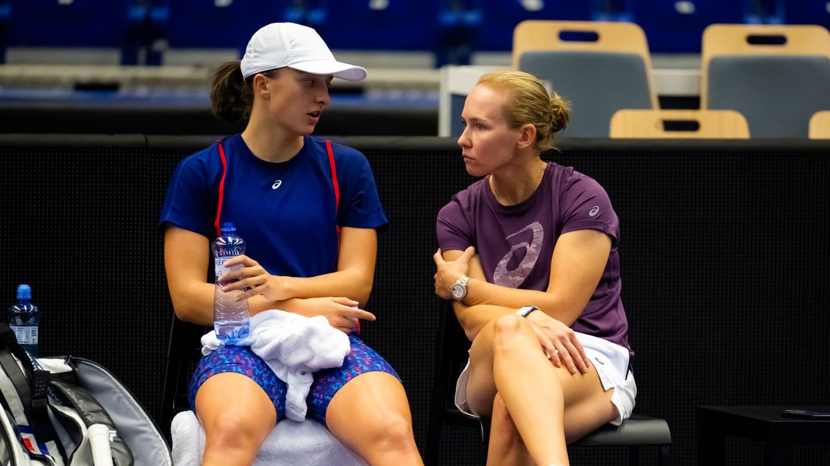 Getty Images / Robert Prange / Daria Abramowicz i Iga Świątek