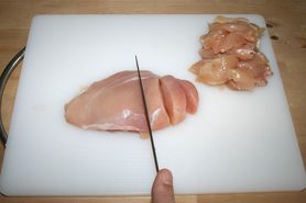 Surowa potrawka z kurczaka (samo mięso)