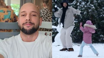 Maciej Pela SZALAŁ w śniegu z córkami. Były sanki, lepienie bałwana i bitwa na śnieżki [ZDJĘCIA]