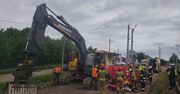 Pijany i poszukiwany operator koparki rozjechał 33-latka. Dramat na budowie [zdjęcia]