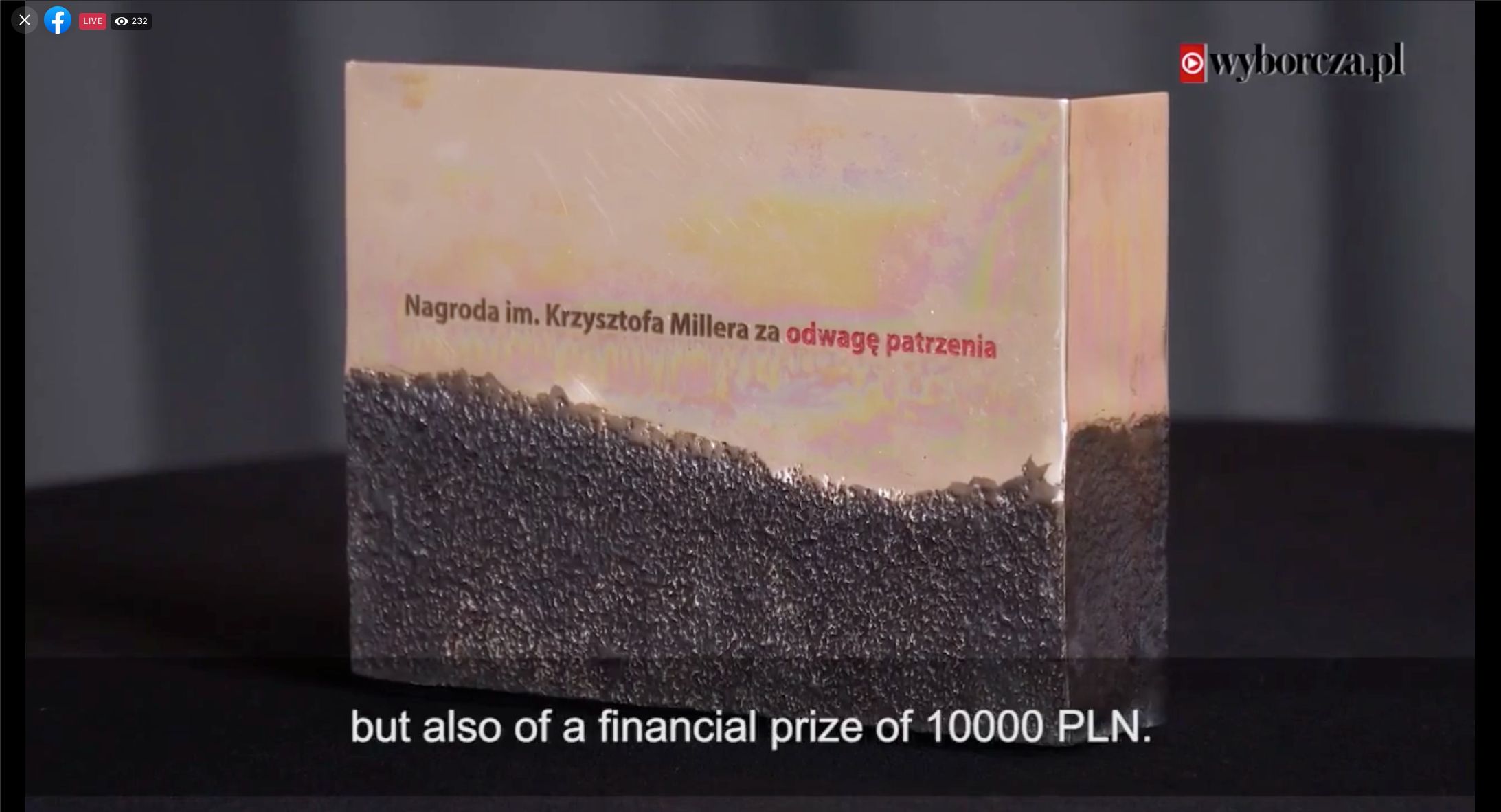 "Odwaga patrzenia”. Poznaliśmy zdobywcę nagrody im. Krzysztofa Millera 60