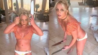 Britney Spears opublikowała niepokojący materiał. Tańczy, WYMACHUJĄC NOŻAMI (WIDEO)