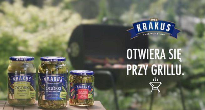 Krakus w reklamach "otwiera się na grilla"