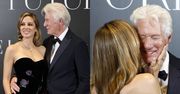 Richard Gere obdarza młodszą o 34 lata żonę czułościami i nie spuszcza z niej wzroku na gali w Madrycie