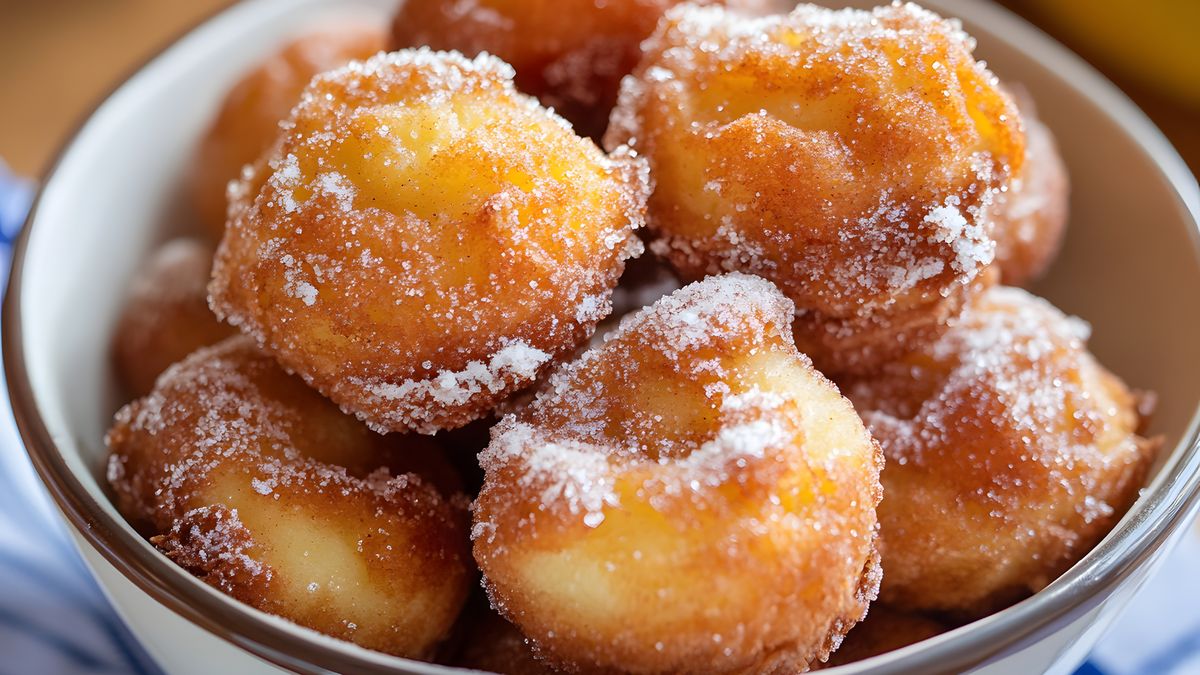 Cynamonowe pączusie świetnie sprawdzą się na przekąskę