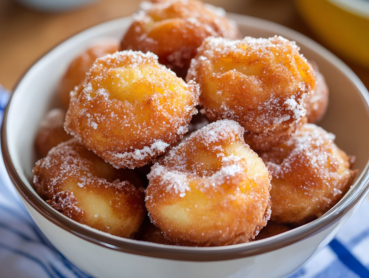 Cinnamon doughnuts with a twist: The secret is apple magic