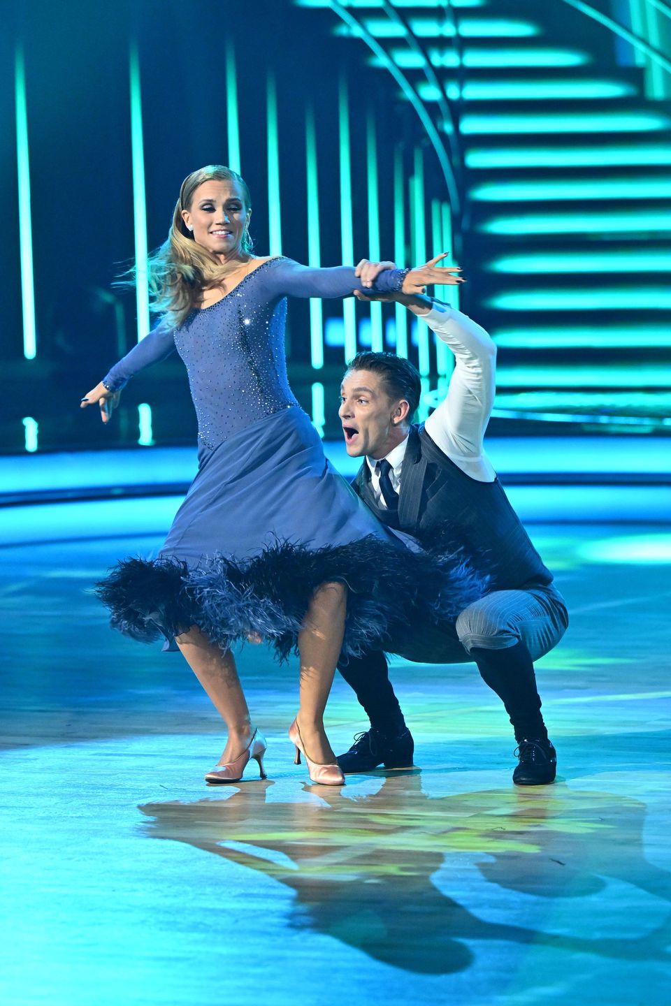 Agnieszka Kaczorowska i Filip Gurłacz