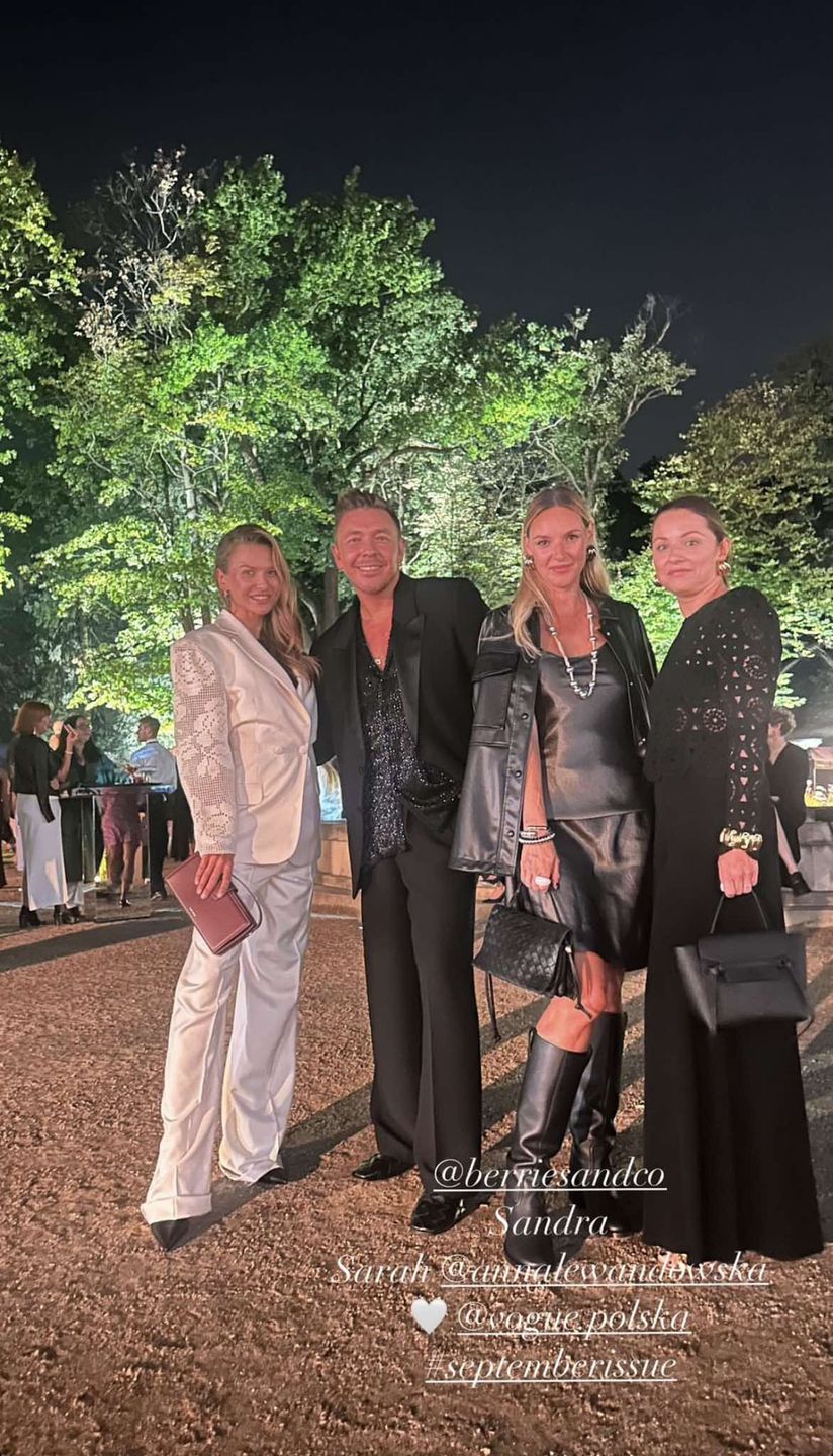 Anna Lewandowska na evencie Vogue September Issue