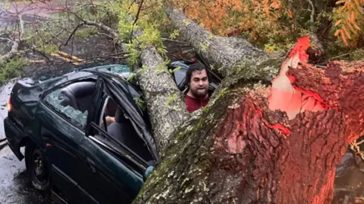 Mężczyzna może mówić o wielkim szczęściu