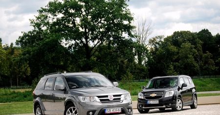 Fiat Freemont 4x2 2,0 Multijet 170 KM Urban & Chevrolet Orlando 2,0 D 163 KM LT+ - wspólny mianownik [test autokult.pl]