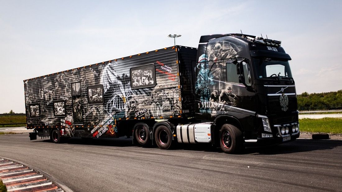 Nietypową ciężarówkę można spotkać w Polsce i krajach skandynawskich