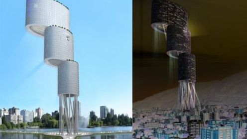 Bardzo krzywa wieża w Wenezueli 1