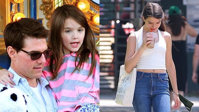 15-letnia Suri Cruise spaceruje z koleżanką po Nowym Jorku, popijając mrożoną kawkę (ZDJĘCIA)