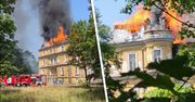 Płonie zabytkowy pałac. Akcja strażaków