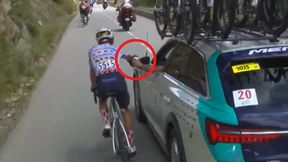 Myślał, że nikt nie zobaczy? Kolarz nagrany, jest kara