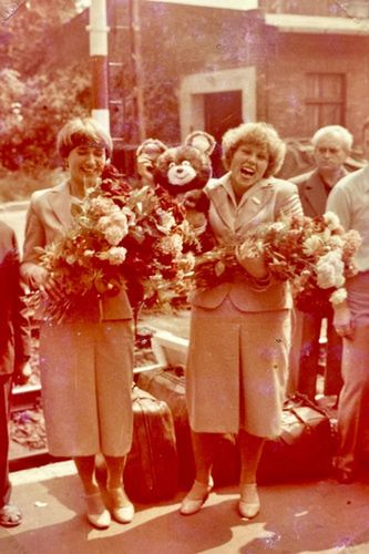 Małgorzata Dłużewska-Wieliczko i Czesława Kościańska