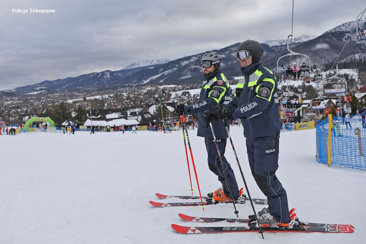 Podhale: Policyjne patrole na stokach narciarskich