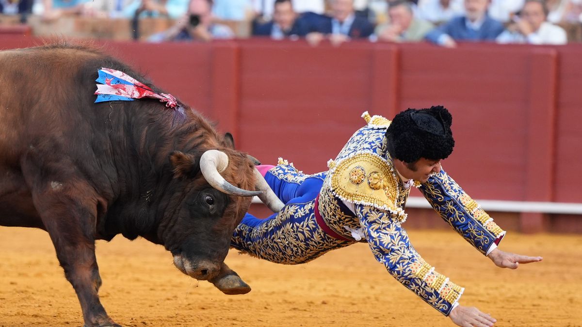 Bullfight On 20 April In The Mestranza
SEVILLE ANDALUSIA,, SPAIN - APRIL 20: Morante de la Puebla is caught in the tenth bullfight of the Feria de Sevilla. On the 20th of April 2026 in Seville (Andalusia, Spain). Tenth bullfight with bulls from Hermanos Garcia Jimenez for the bullfighters Morante de la Puebla; Borja Jimenez and Tomas Rufo. (Photo By Joaquin Corchero/Europa Press via Getty Images)
Europa Press News