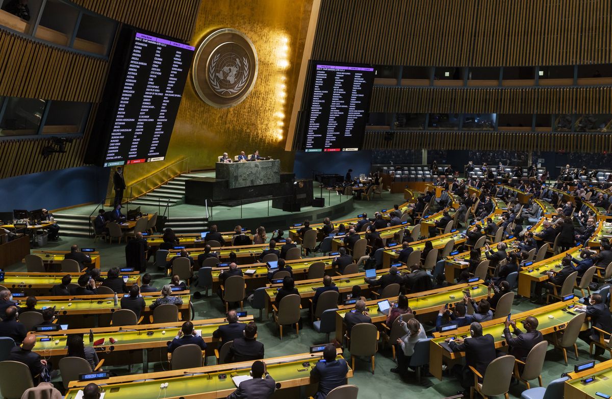 Zgromadzenie Ogólne ONZ przyjęło rezolucję ws. zatrzymania agresji Rosji na Ukrainę 